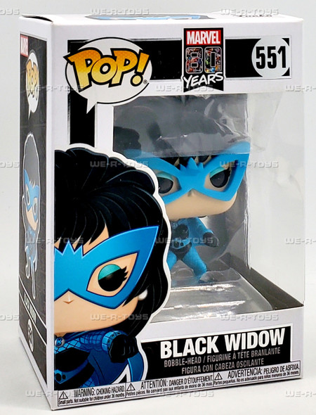 Funko POP Marvel 80 Years Black Widow 551 Vinyl Bobble Head Figure