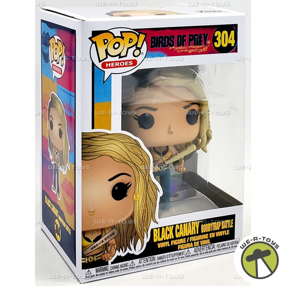 Funko POP Heroes Birds of Prey Black Canary Boobytrap Battle 304 Vinyl Figure