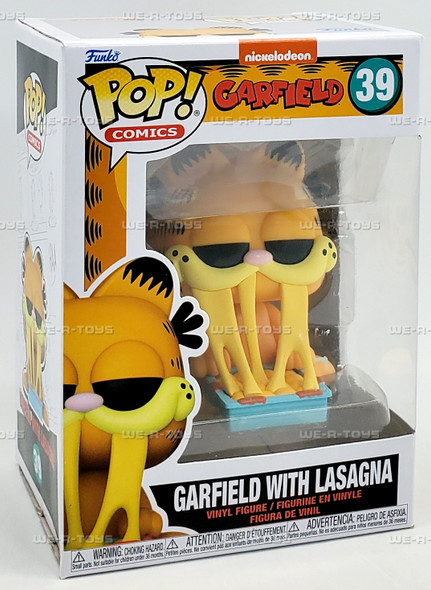 Funko POP Comics Garfield Garfield with Lasagna Pan 39 Vinyl Figure