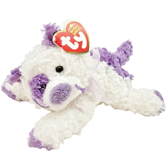 Ty Beanie Babies Violetta the Cat Plush Purple