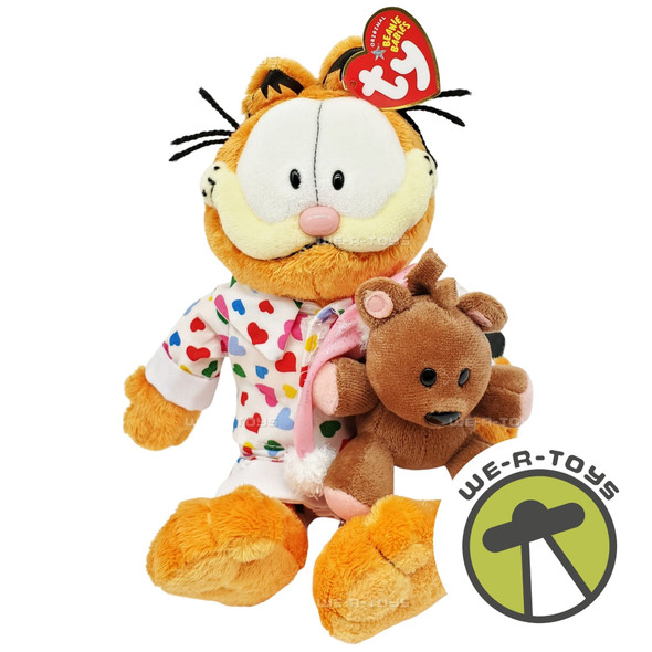 Ty Beanie Babies Goodnight Garfield with Pooky Plush