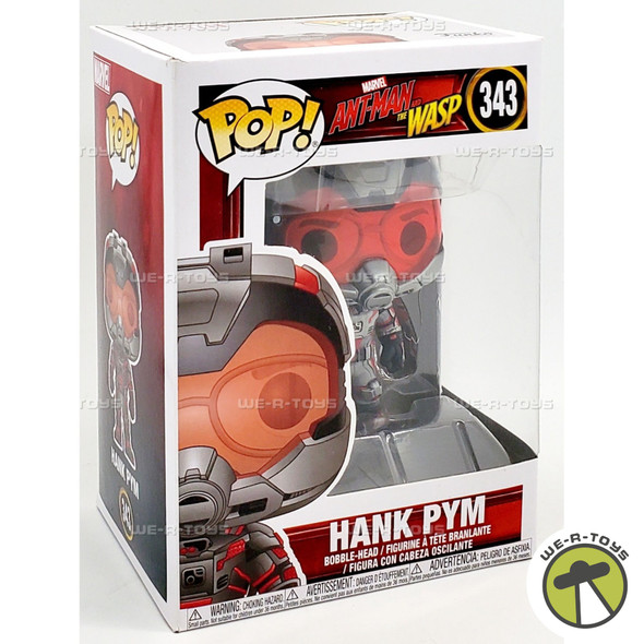 Funko POP Marvel Ant-Man & The Wasp Hank Pym 343 Bobble Head Figure