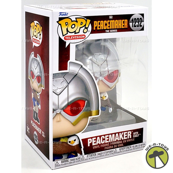 Funko POP Television Peacemaker Peacemaker with Eagly 1232 Vinyl Figure