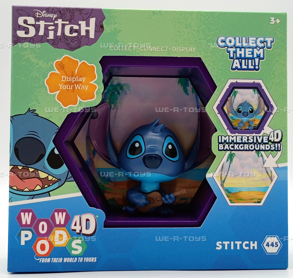 Stitch Disney Lilo & Stitch Wow Pods 4D Action Figure & Display 445