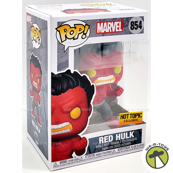 Funko POP Marvel Red Hulk 854 Vinyl Bobble Head Figure