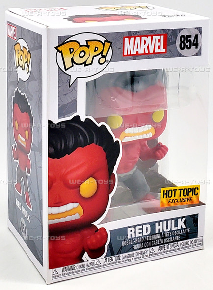 Funko POP Marvel Red Hulk 854 Vinyl Bobble Head Figure