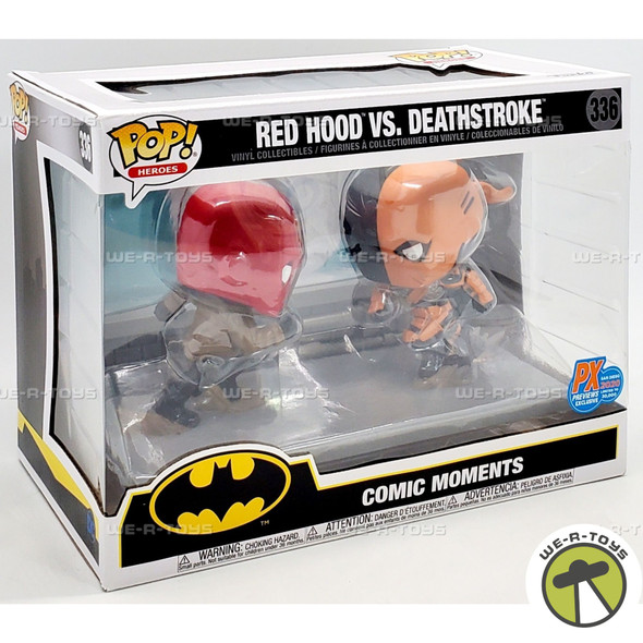 Funko POP Heroes Comic Moment DC Red Hood vs. Deathstroke 336 Vinyl Figures