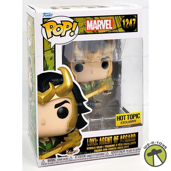 Funko POP Marvel Loki Agent of Asgard 1247 Vinyl Bobble Head Figure