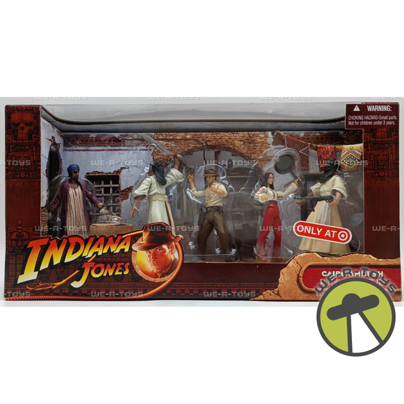 Indiana Jones Raiders of the Lost Ark Cairo Ambush Set of Action Figures 2008