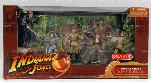 Indiana Jones Kingdom of The Crystal Skull Jungle Chase Action Figures Set 2008