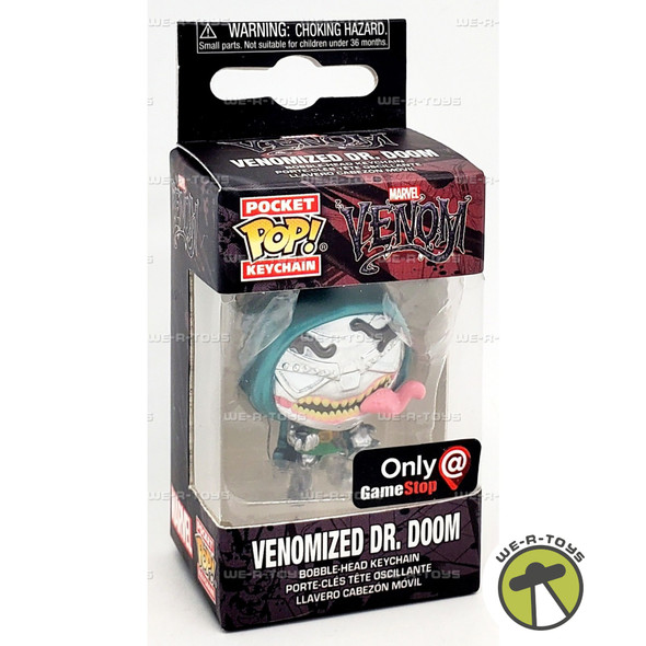Funko Pocket POP Keychain Marvel Venomized Dr Doom Vinyl Bobble Head Figure