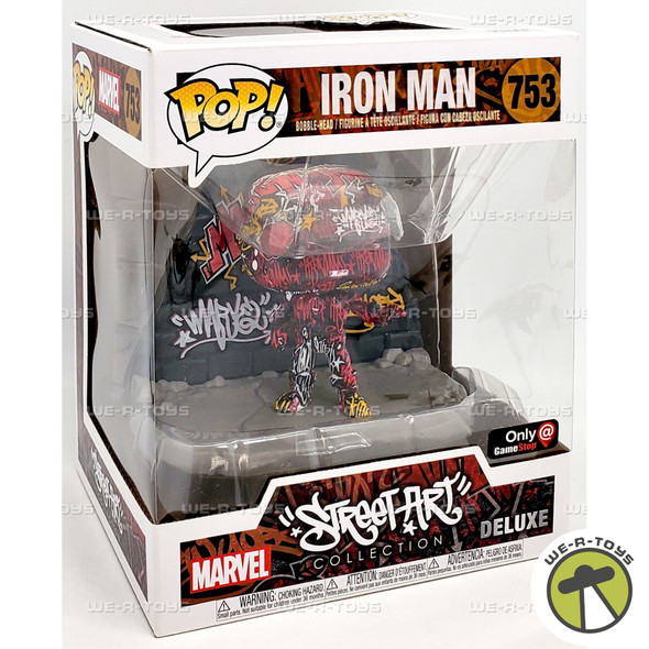 Funko POP Deluxe Marvel Iron Man 753 Street Art Vinyl Figure