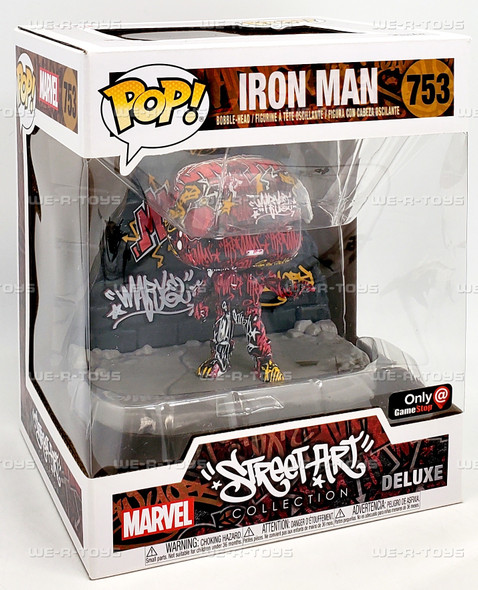 Funko POP Deluxe Marvel Iron Man 753 Street Art Vinyl Figure