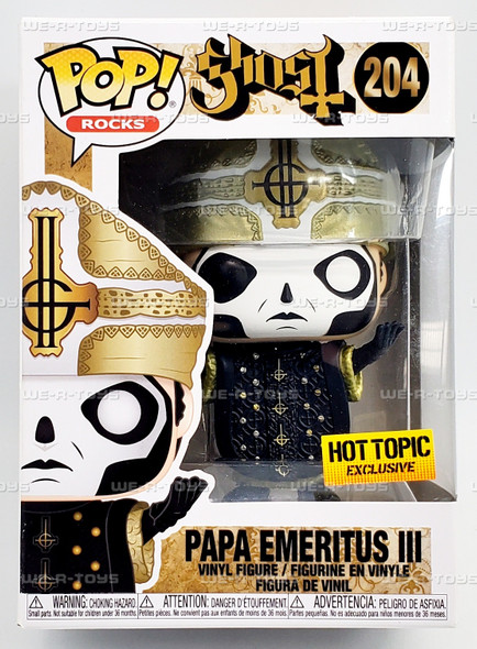 Funko POP Rocks Ghost Papa Emeritus III 204 Vinyl Figure
