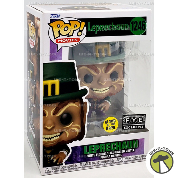 Funko POP Movies Leprechaun with Flashlight 1246 Glow in the Dark Figure