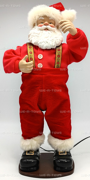 Jingle Bell Rock Santa Dancing W/ Sound Collectible Plush 1998 Christmas Fantasy