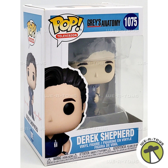 Funko POP Television Grey's Anatomy Derek Shepherd 1075 Vinyl Figure