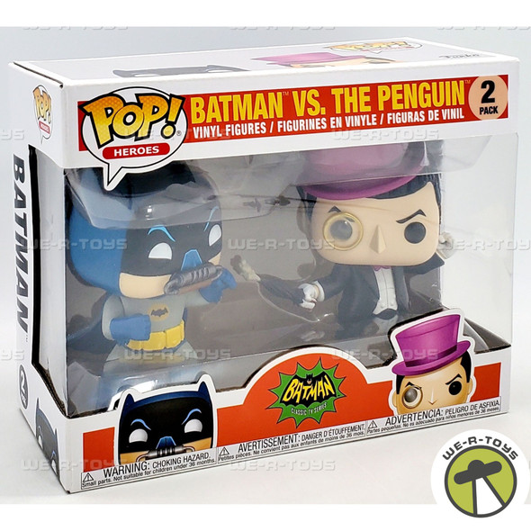 Funko POP Heroes Batman Classic TV Series Batman VS. The Penguin 2 Pack Figures