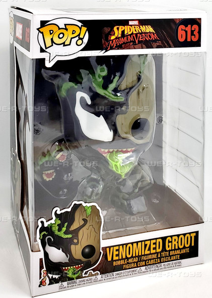 Funko POP Marvel Spider-Man Maximum Venom Venomized Groot 613 Bobble Head Figure