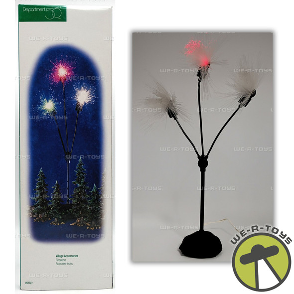 Department 56 Fireworks Village Accessory With Sound & Lights 1998 Item No. 52727