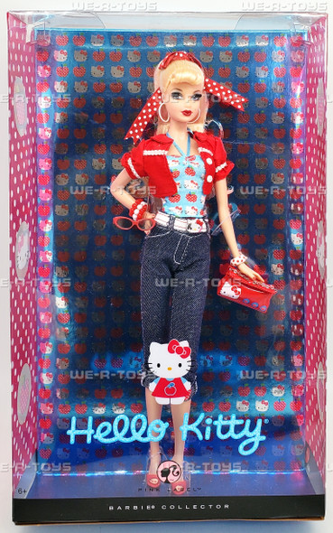 Hello Kitty Barbie Collector Doll Pink Label 2008 Mattel #M9958