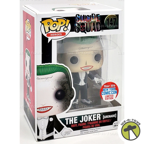 Funko POP Heroes Suicide Squad The Joker Grenade 147 Vinyl Figure