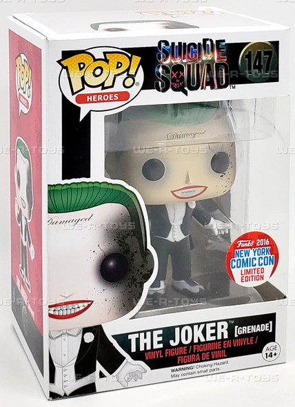 Funko POP Heroes Suicide Squad The Joker Grenade 147 Vinyl Figure