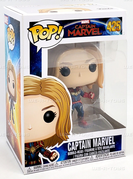 Funko POP Marvel Captain Marvel 425 Vinyl Bobble Head Figure