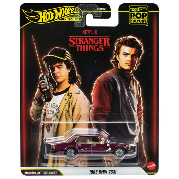 Hot Wheels Premium Pop Culture Stranger Things 1983 BMW 733i Mattel JHW81