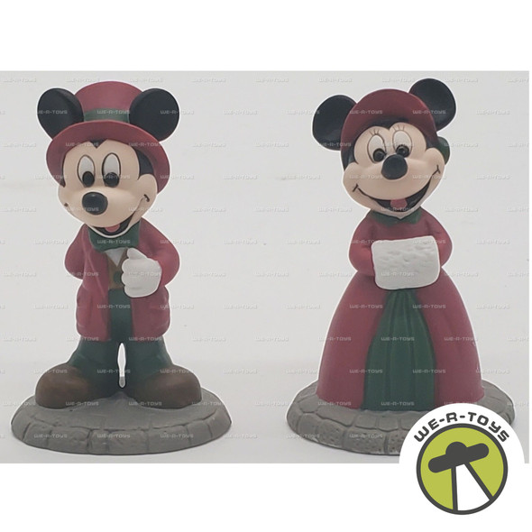 Department 56 Mickey and Minnie Set of 2 Disney Parks Village Series NEW #53538
