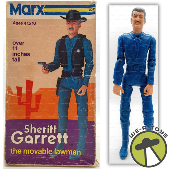 Sheriff Garrett The Movable Law Man By Marx 1973 Western Action Figure #2085