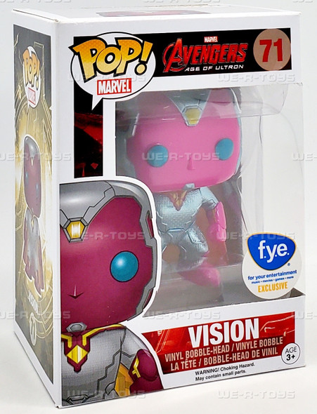 Funko POP Marvel Avengers Age of Ultron Vision 71 Vinyl Bobble Head Figure