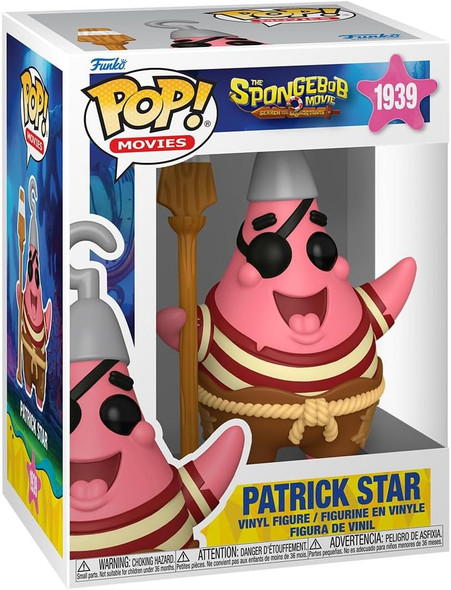Funko Pop Movies 1939 The Spongebob Movie Patrick Star Vinyl Figure