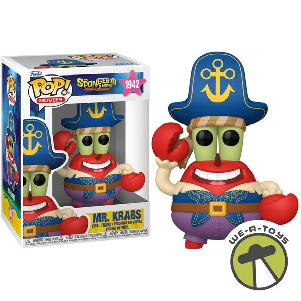 Funko Pop Movies 1942 The Spongebob Movie Mr. Krabs Vinyl Figure