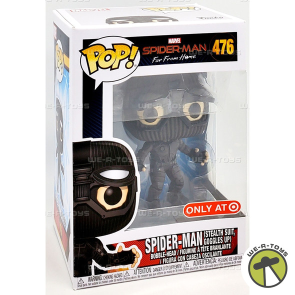Funko POP Marvel Spider-Man Stealth Suit Goggles Up Spider-Man 476 Vinyl Figure