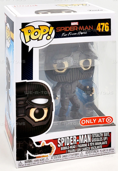 Funko POP Marvel Spider-Man Stealth Suit Goggles Up Spider-Man 476 Vinyl Figure