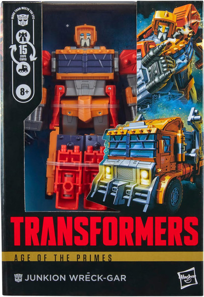 Transformers Age of the Primes Voyager Class Animated Junkion Wreck-Gar Hasbro