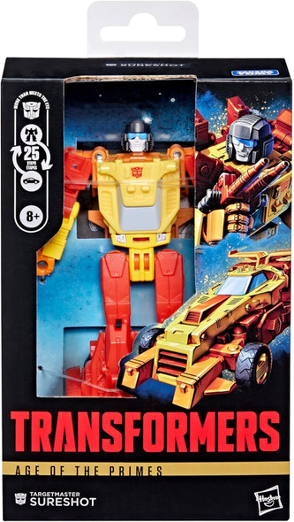 Transformers Age of the Primes Deluxe Class Targetmaster Sureshot Action Figure