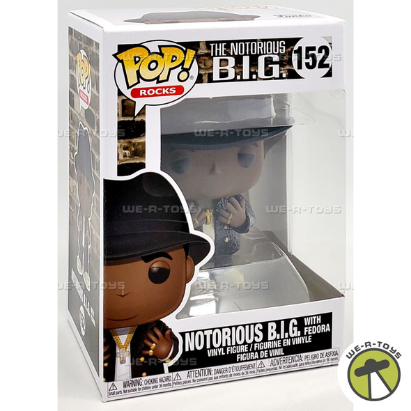 Funko POP Rocks Notorious B.I.G. With Fedora 152 Vinyl Figure