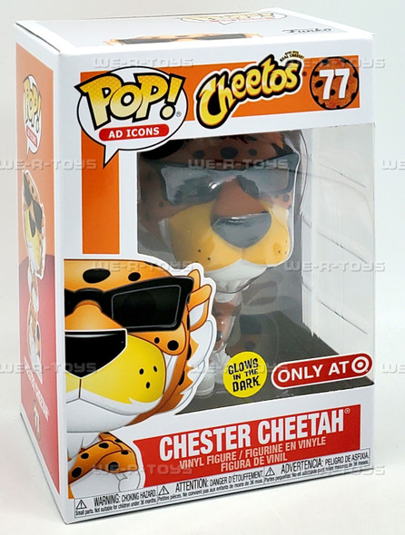 Funko POP Ad Icons Cheetos Chester Cheetah Glow-in-The-Dark 77 Vinyl Figure