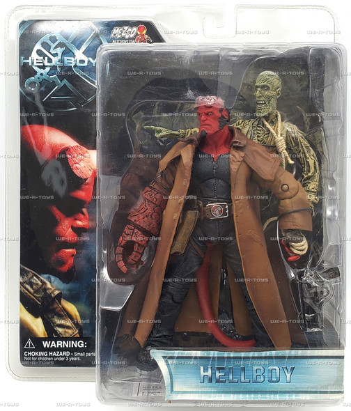 Hellboy Action Figure Closed Mouth Version with Ivan Corpse 2004 Mezco #15008