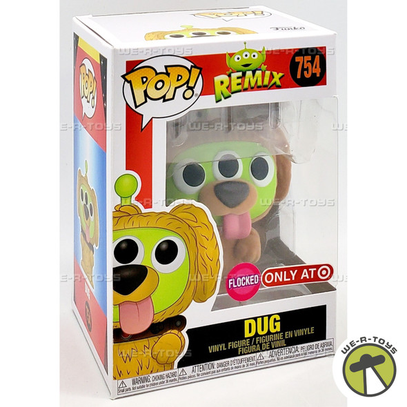 Funko POP Disney Pixar Alien Remix Alien as Dug Flocked 754 Vinyl Figure
