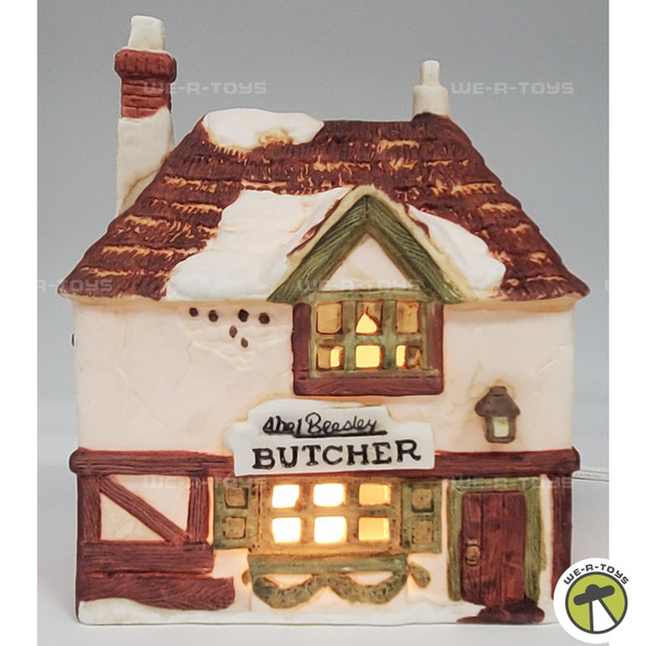 Department 56 Abel Beesley Butcher Shop Dickens Village Series #65153U