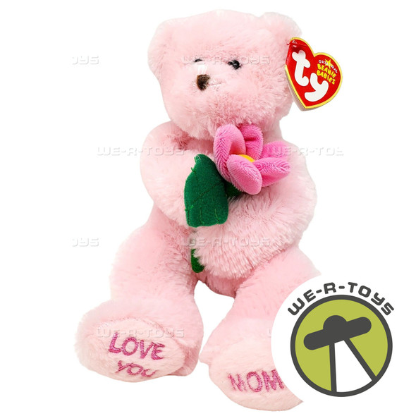 Ty Beanie Babies Love U Mom the Bear Mother's Day Plush