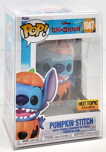 Funko POP Disney Lilo & Stitch Pumpkin Stitch 1087 Vinyl Figure