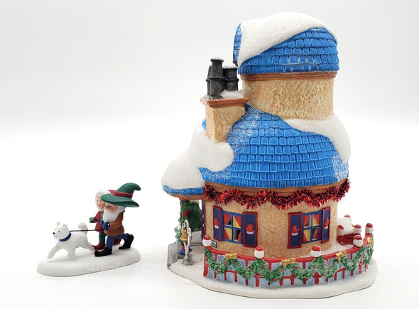 Department 56 Mitten Manor and Newt & Emma Mitten Accessory Elf Land #56756U