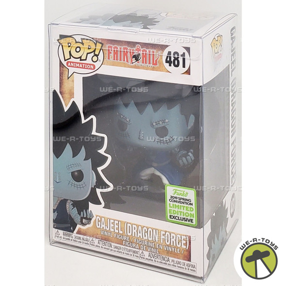 Funko POP Animation Fairytail Gajeel Dragon Force 481 Vinyl Figure