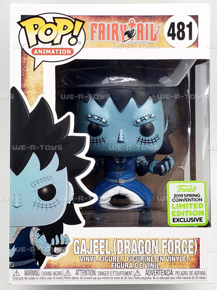 Funko POP Animation Fairytail Gajeel Dragon Force 481 Vinyl Figure