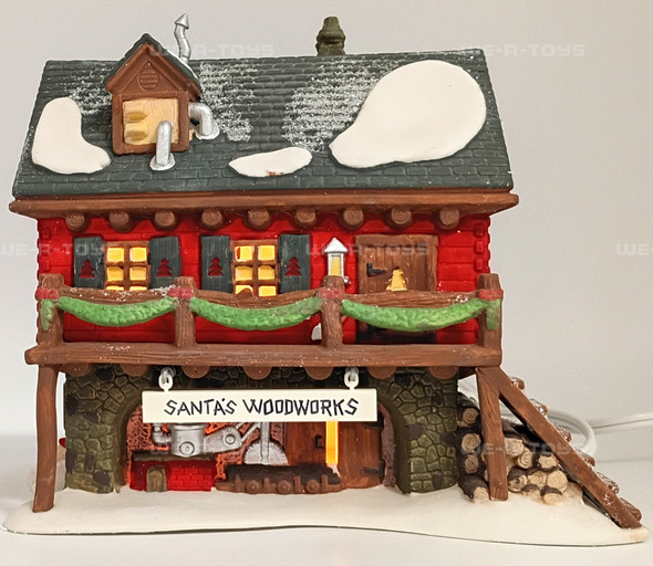 Department 56 Santas Woodworks North Pole Series Building Heritage Village 56286