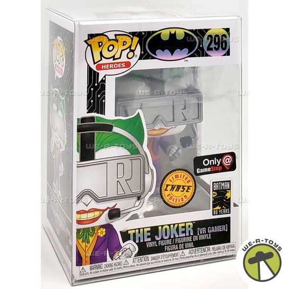 Funko POP Heroes DC Batman VR Gamer Joker 296 Vinyl Figure
